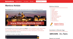 Desktop Screenshot of mantovanotizie.com